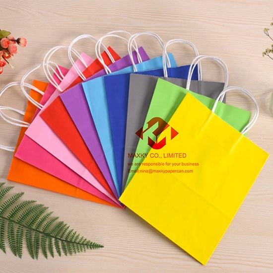 Colorful paper bags
