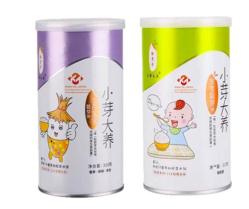 Germ rice packaging paper cans