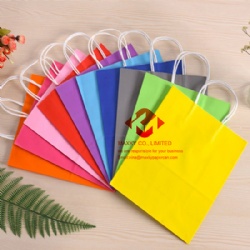 Colorful paper bags