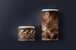 New design plastic lid paper cans packaging for coffee